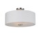 Maxim Lighting Bongo 3-Light 18" Wide Satin Nickel Semi-Flush Mount Light 10014WLSN - alternate 1